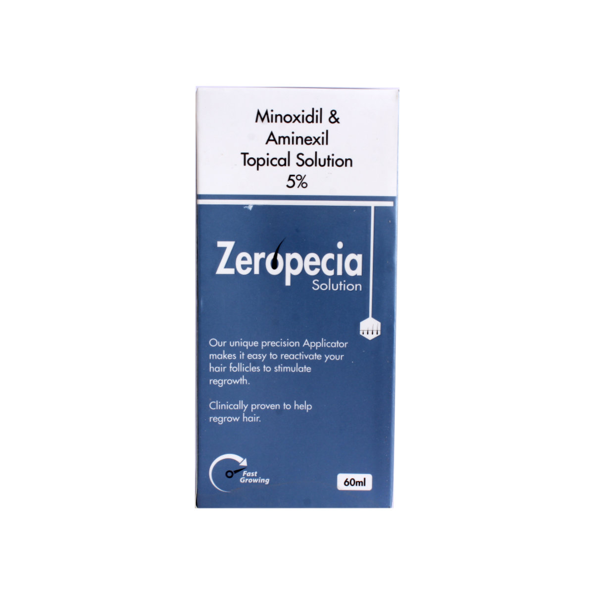 Zeropecia 5%Solution 60ml, Pack of 1 Liquid Zeropecia 5%Solution 60ml, Pack of 1 Liquid