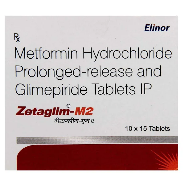 ZETAGLIM 2MG TABLET, Pack of 10 TABLETS