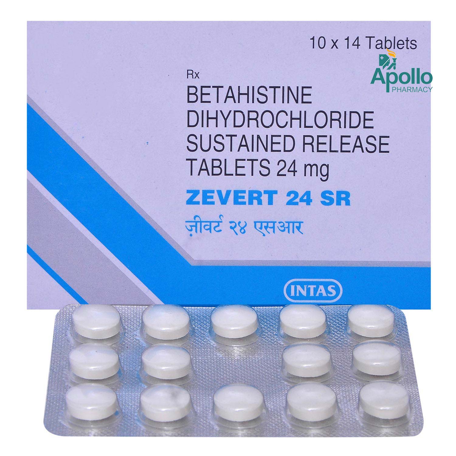 Zevert SR 24 Tablet 14's, Pack of 14 TABLETS Zevert SR 24 Tablet 14's, Pack of 14 TABLETS