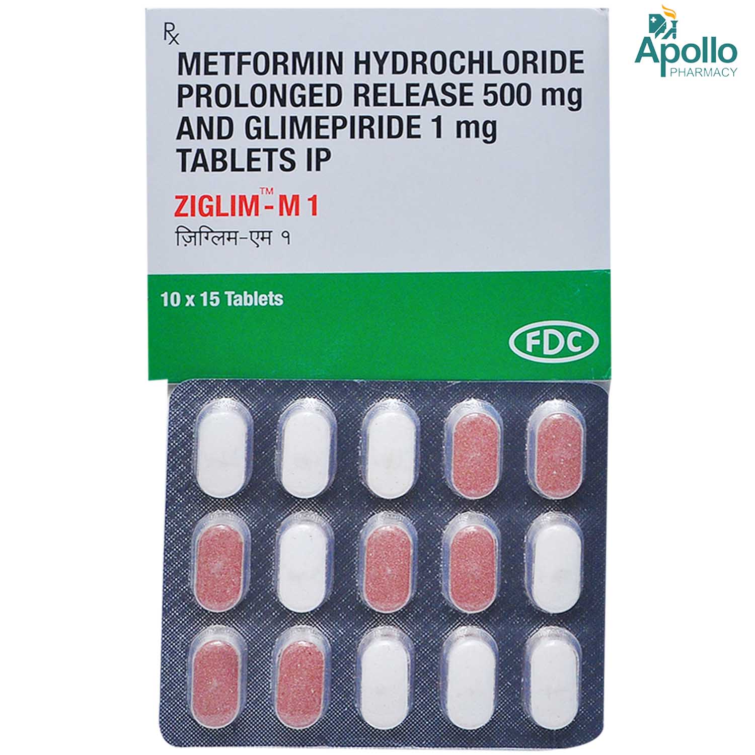 Ziglim M 1 Tablet 15's, Pack of 15 TABLETS Ziglim M 1 Tablet 15's, Pack of 15 TABLETS
