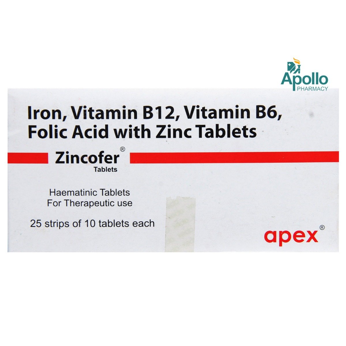 Zincofer Tablet 10's, Pack of 10 TABLETS Zincofer Tablet 10's, Pack of 10 TABLETS