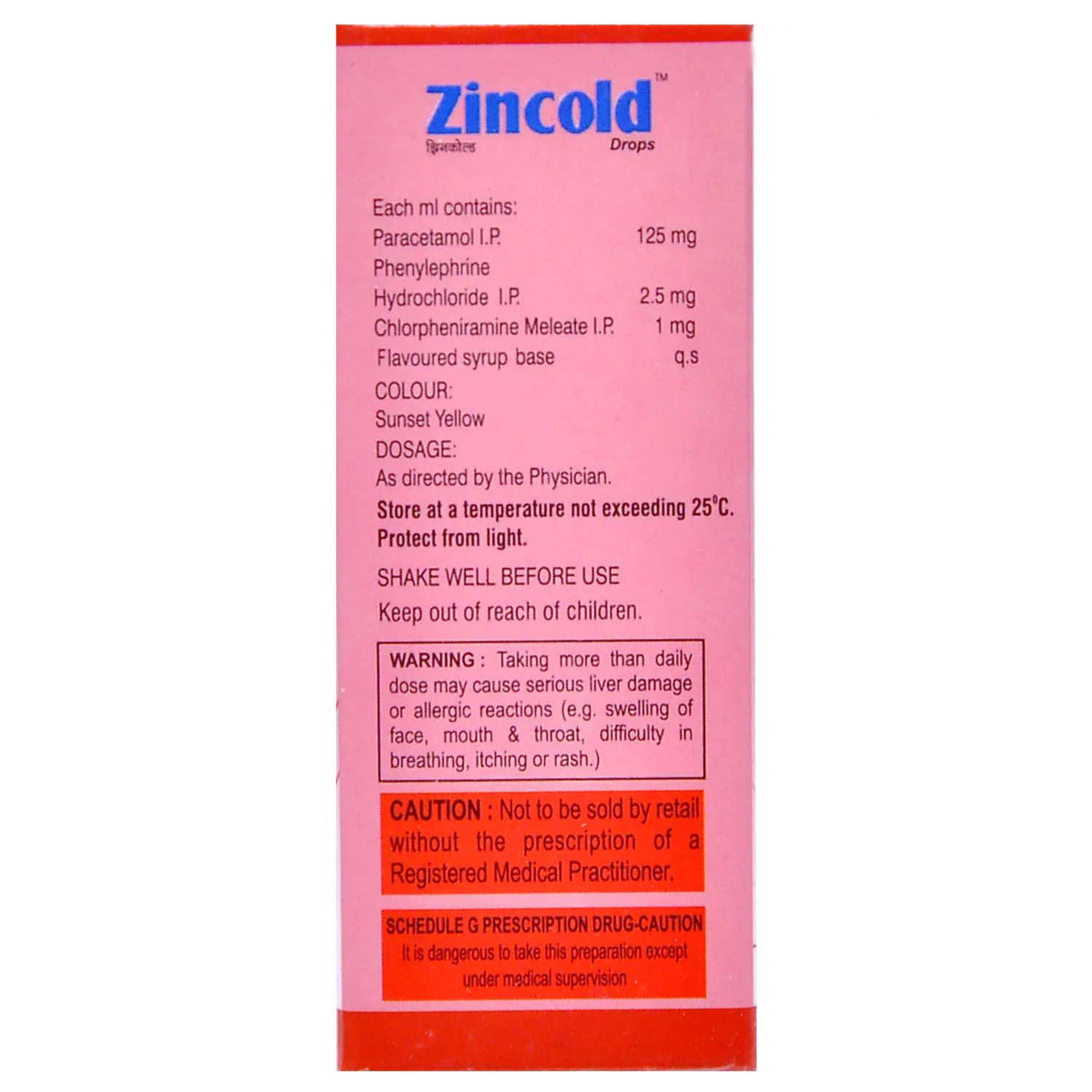 Zincold Drops 15 ml, Pack of 1 Zincold Drops 15 ml, Pack of 1