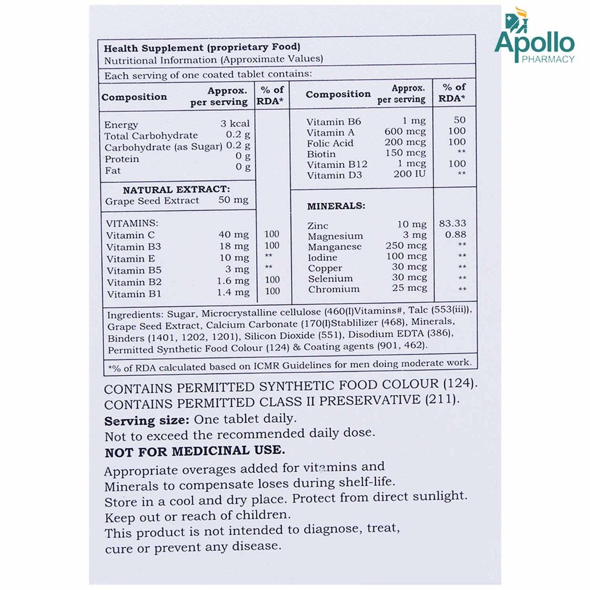 Zinkotor Tablet 15's, Pack of 15 Zinkotor Tablet 15's, Pack of 15