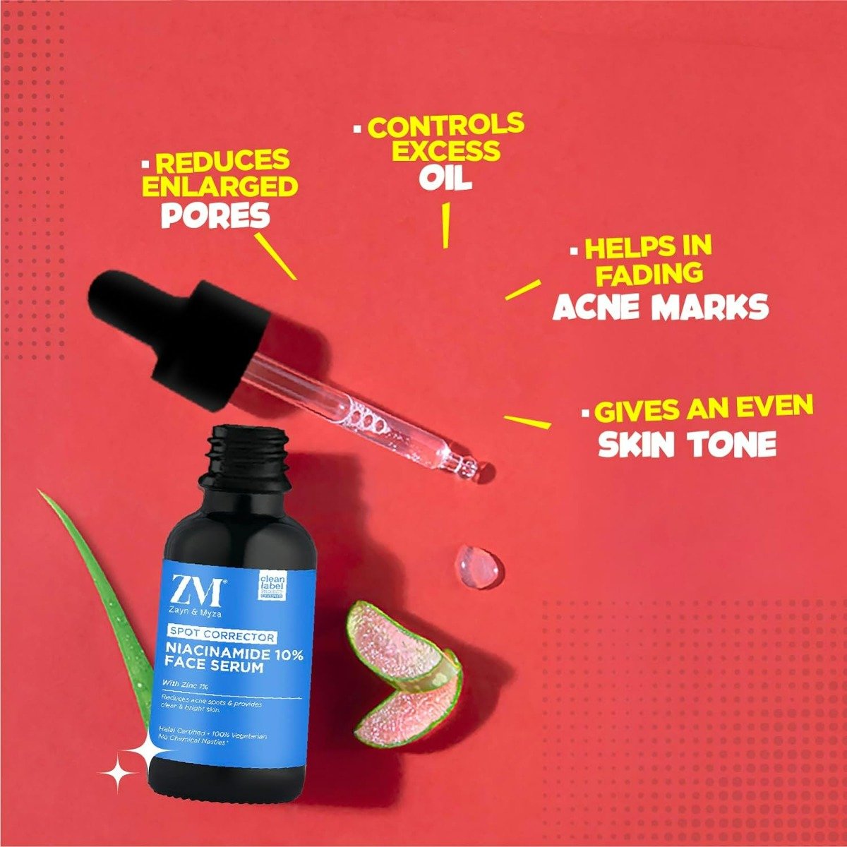 ZM Spot Corrector Niacinamide 10% Face Serum, 30 ml, Pack of 1 ZM Spot Corrector Niacinamide 10% Face Serum, 30 ml, Pack of 1