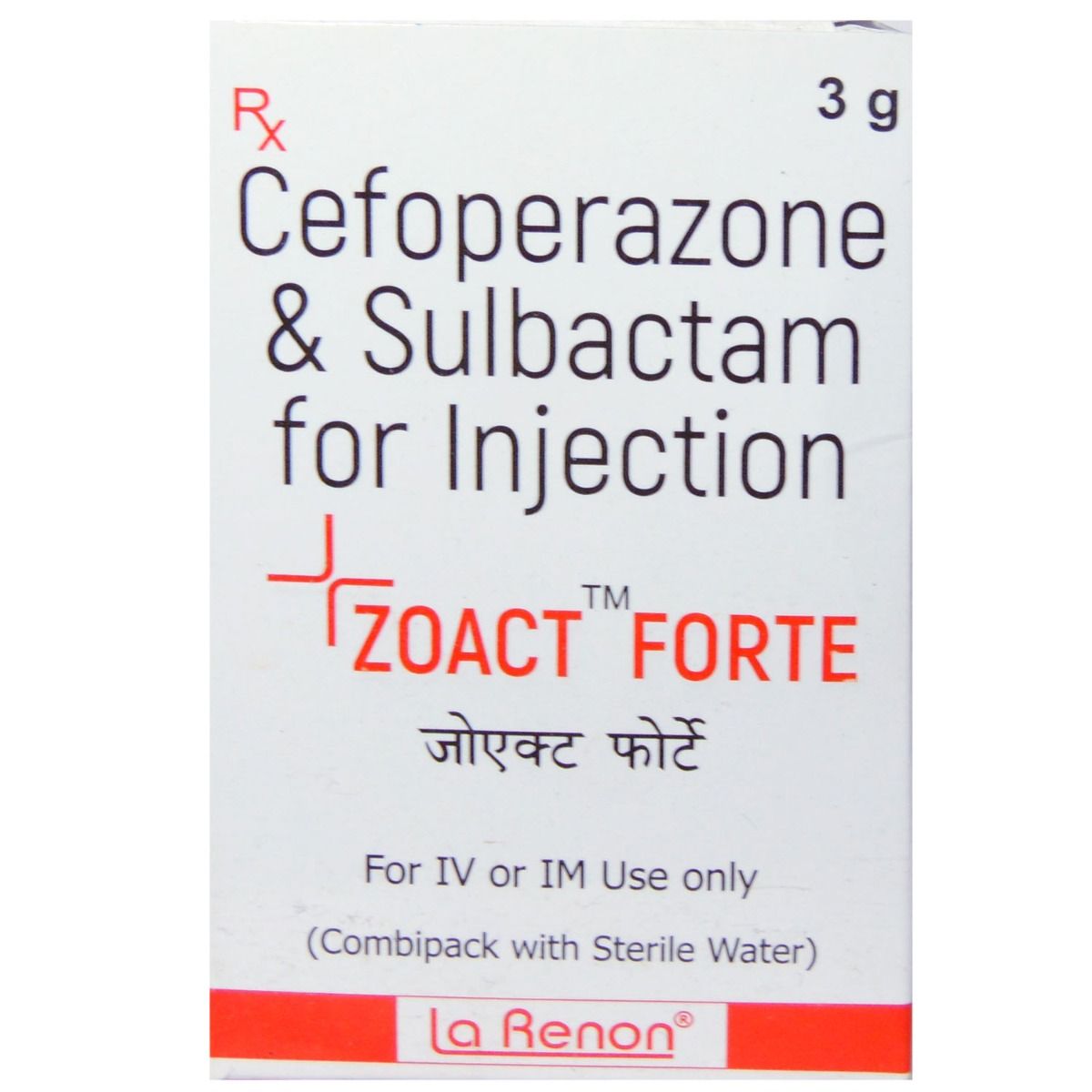 Buy Zoact Forte 3Gm Inj Online