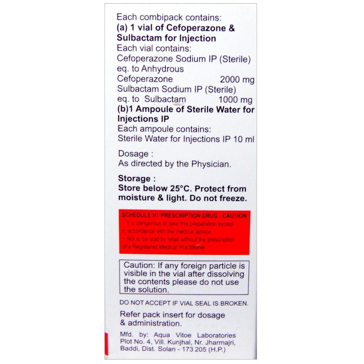 Zoact Forte 3Gm Inj, Pack of 1 Injection Zoact Forte 3Gm Inj, Pack of 1 Injection