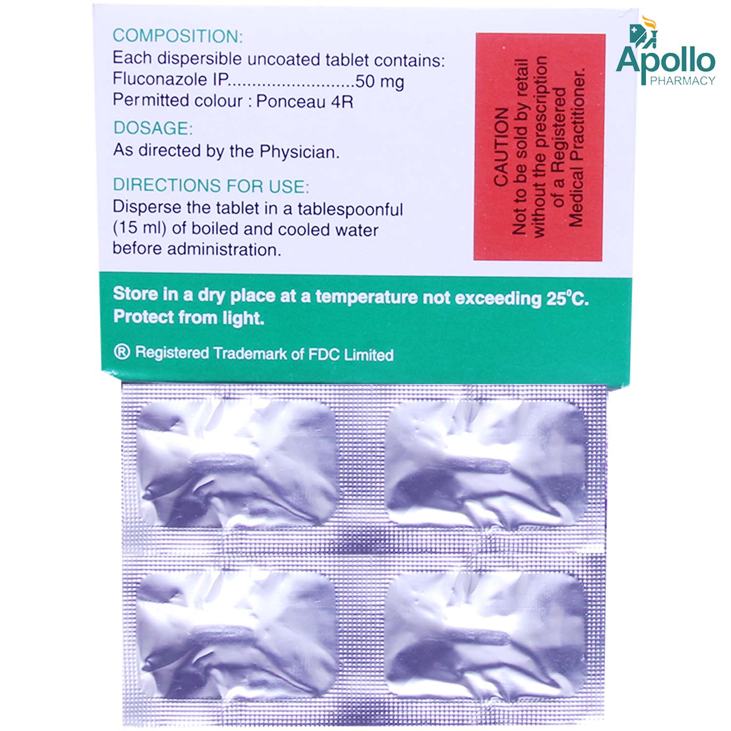 Zocon-50 DT Tablet 4's, Pack of 4 TABLETS Zocon-50 DT Tablet 4's, Pack of 4 TABLETS