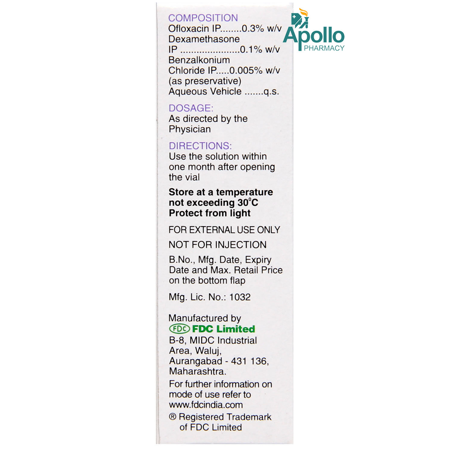 ZO D Eye Drop 10 ml, Pack of 1 Eye Drops ZO D Eye Drop 10 ml, Pack of 1 Eye Drops