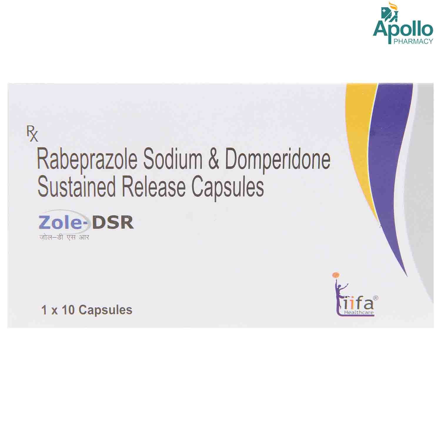 Zole-DSR Capsule 10's, Pack of 10 CAPSULES Zole-DSR Capsule 10's, Pack of 10 CAPSULES