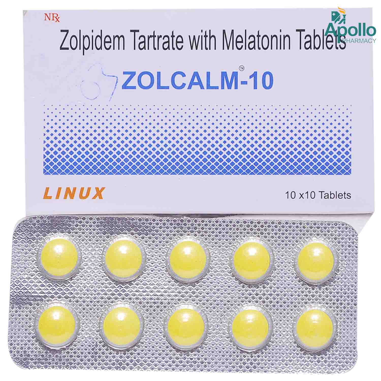 Zolcalm-10 Tablet 10's, Pack of 10 Zolcalm-10 Tablet 10's, Pack of 10