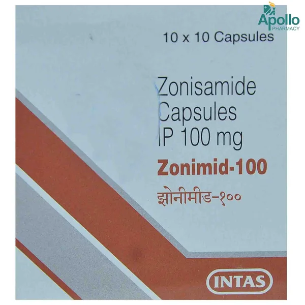 ZONIMID 100MG TABLET, Pack of 10 TABLETS