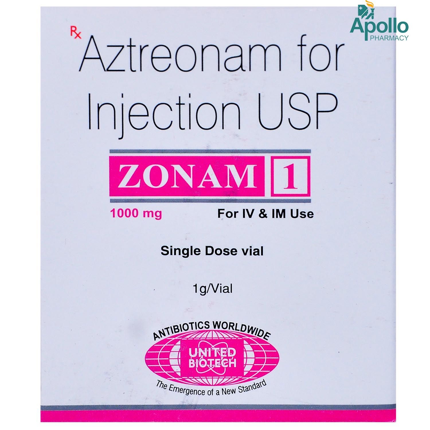 Buy ZONAM INJECTION 1GM Online