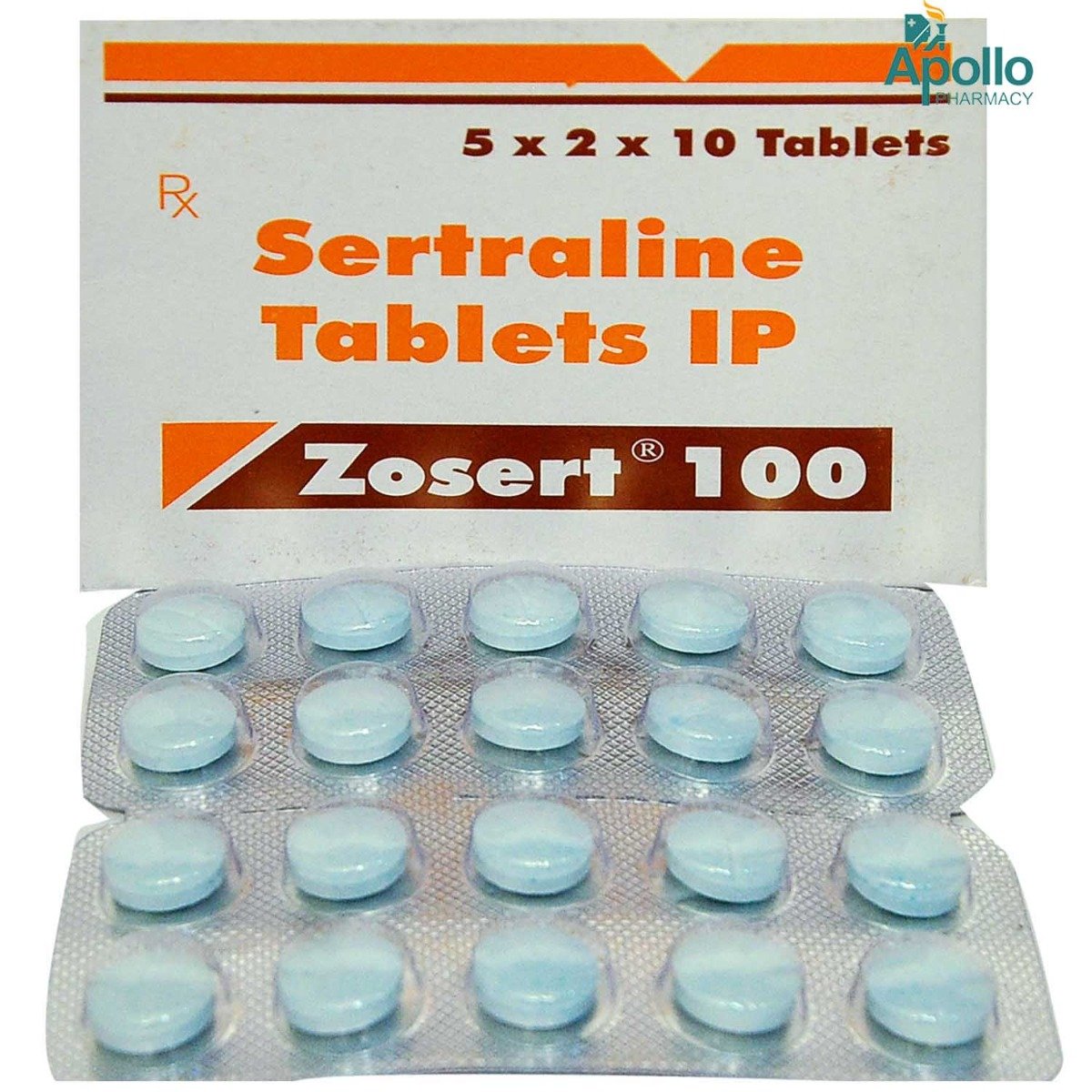 Zosert 100 Tablet 10's, Pack of 10 TABLETS Zosert 100 Tablet 10's, Pack of 10 TABLETS