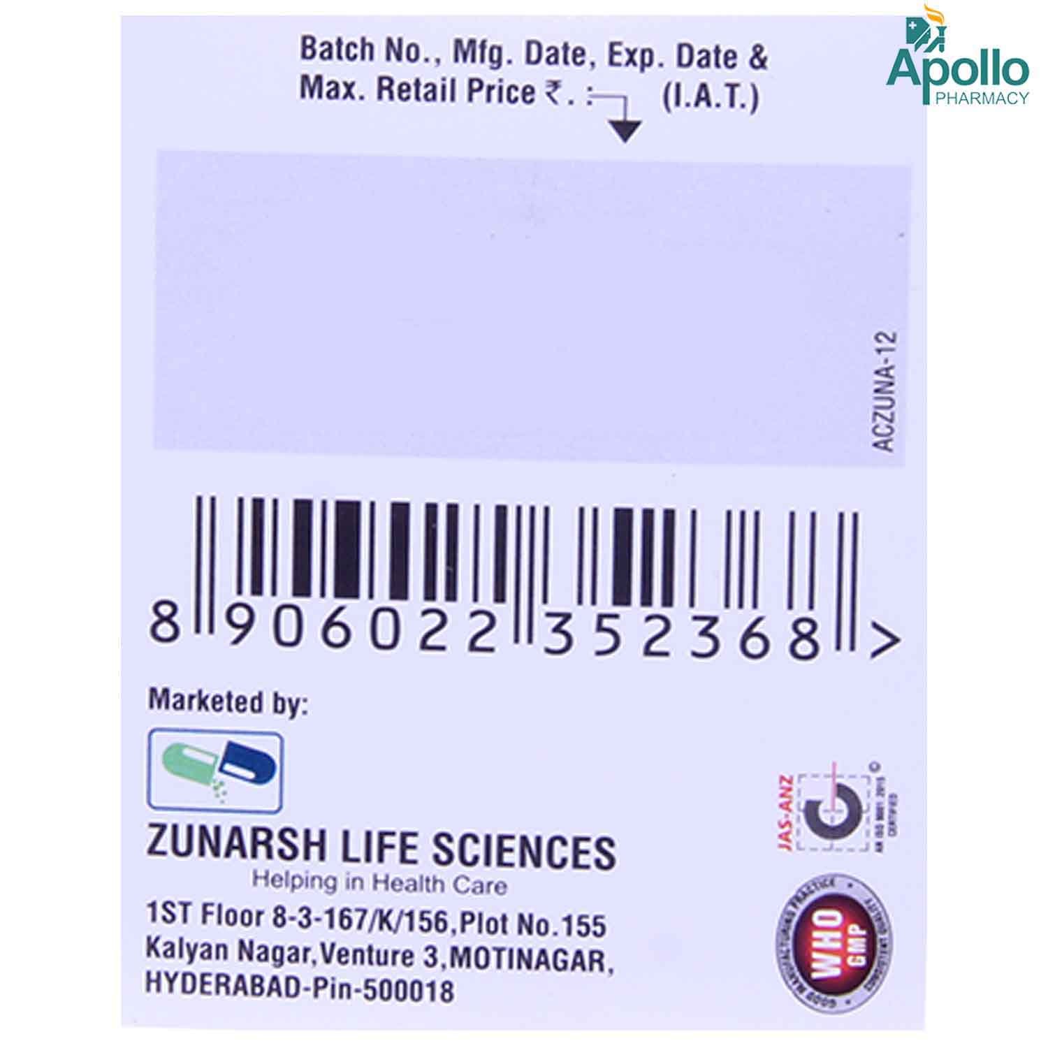 Zunaglim MV 1 Tablet 10's, Pack of 10 TabletS Zunaglim MV 1 Tablet 10's, Pack of 10 TabletS