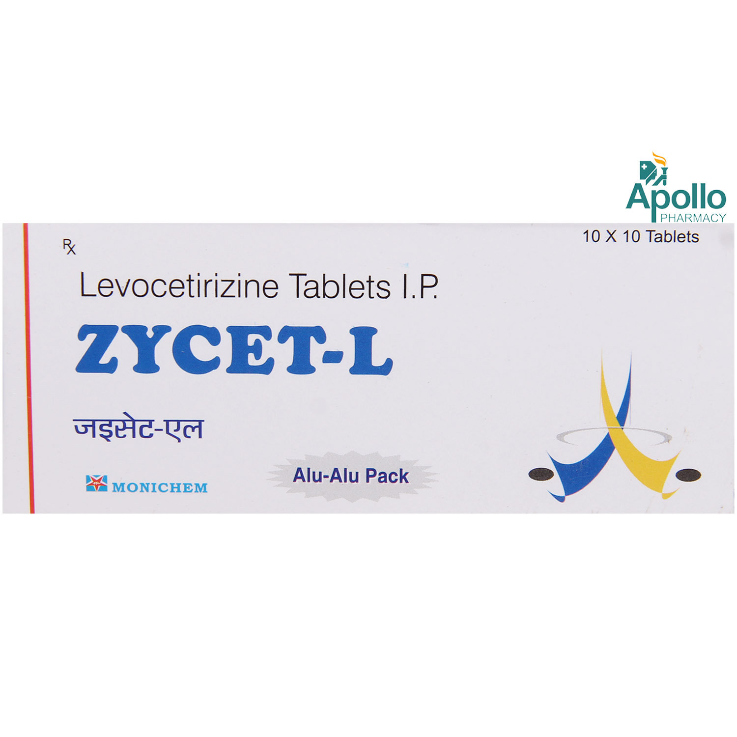 ZYCETL TABLET, Pack of 10 TABLETS ZYCETL TABLET, Pack of 10 TABLETS