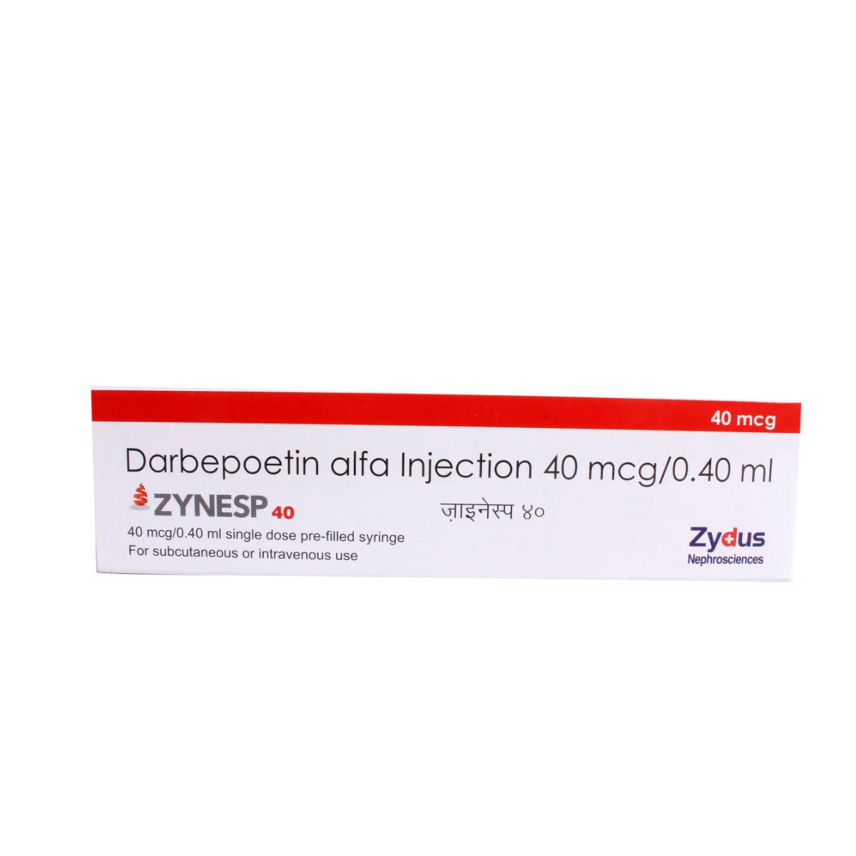 Buy Zynesp 40 Injection 1's Online