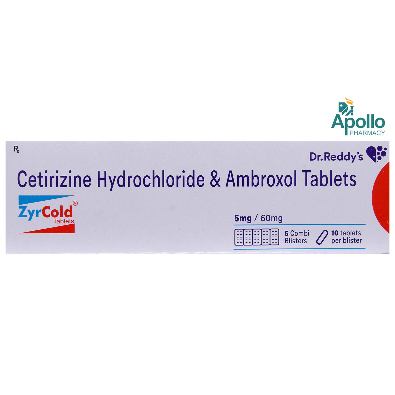 Buy Zyrcold Tablet 10's Online