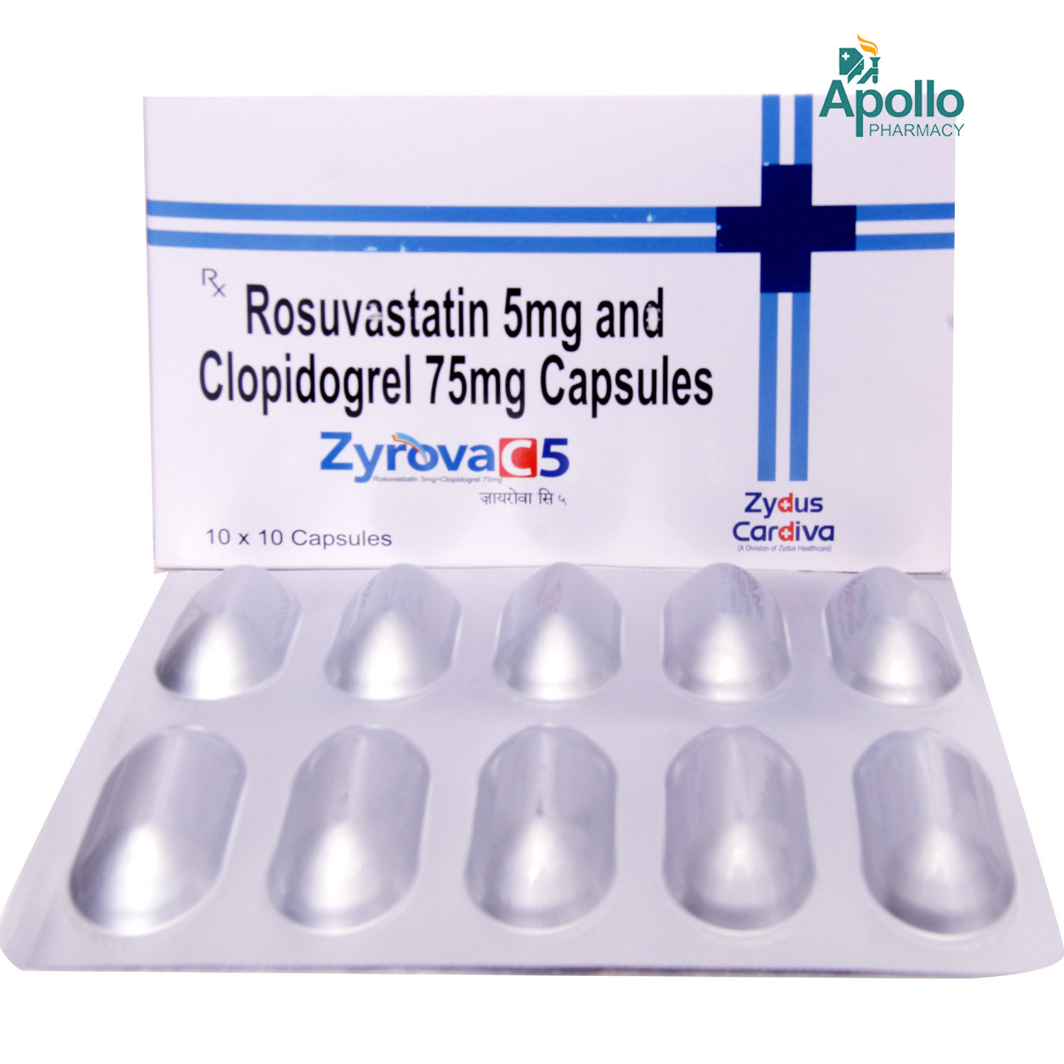 Zyrova C 5 Capsule 10's, Pack of 10 Zyrova C 5 Capsule 10's, Pack of 10