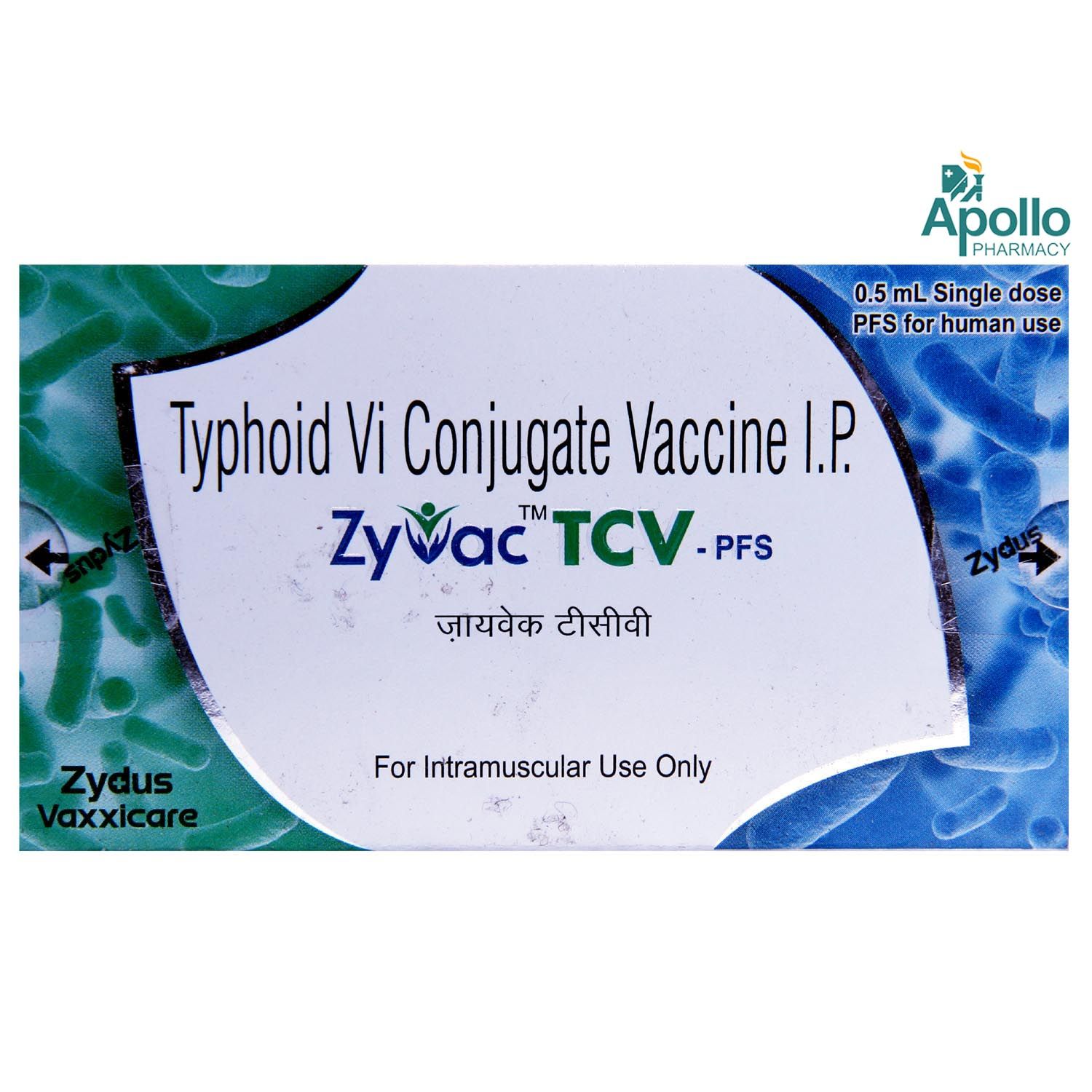 Buy Zyvac Tcv 25mcg Vaccine 0.5ml Online