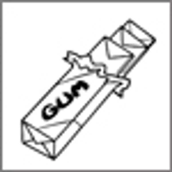 Nicotine Polacrilex 4mg Chewing Gums, Pack of 1 Chewing Gum