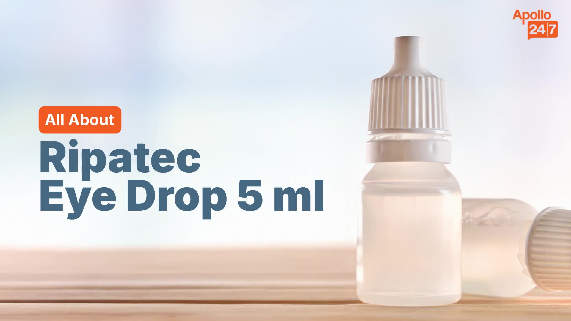 Ripatec Eye Drop 5 ml | Uses, Side Effects, Price | Apollo Pharmacy